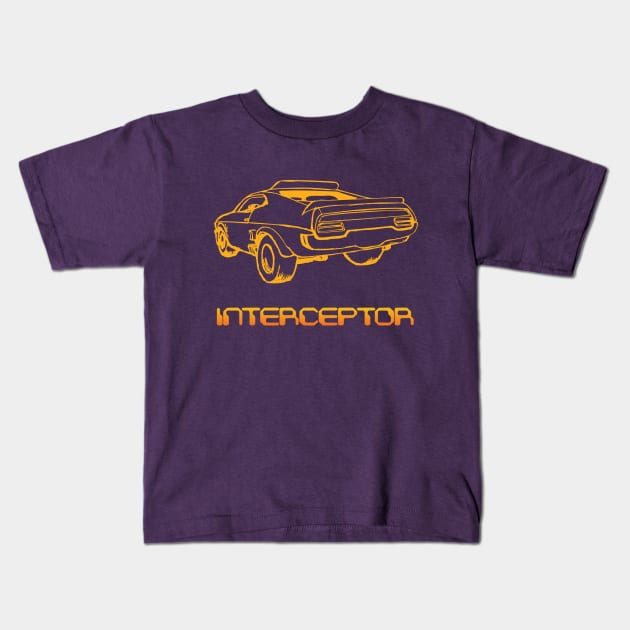 v8 interceptor Kids T-Shirt by mangulica